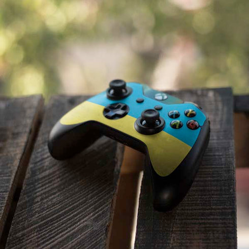 Ukraine Flag Distressed Xbox One Controller Skin