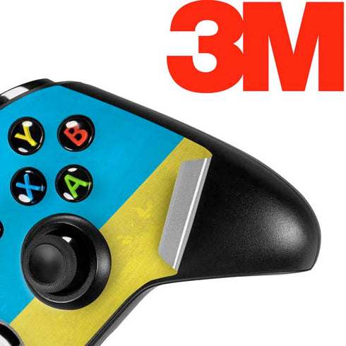 Ukraine Flag Distressed Xbox One X Controller Skin