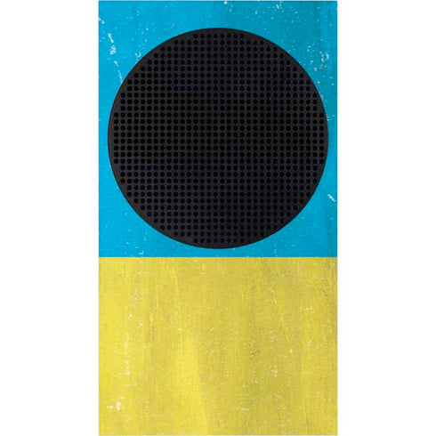 Ukraine Flag Distressed Xbox Series S Console Skin