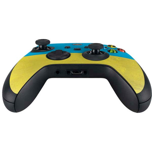 Ukraine Flag Distressed Xbox Series X Controller Skin