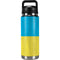 Ukraine Flag Distressed YETI Rambler 26oz Bottle Skin