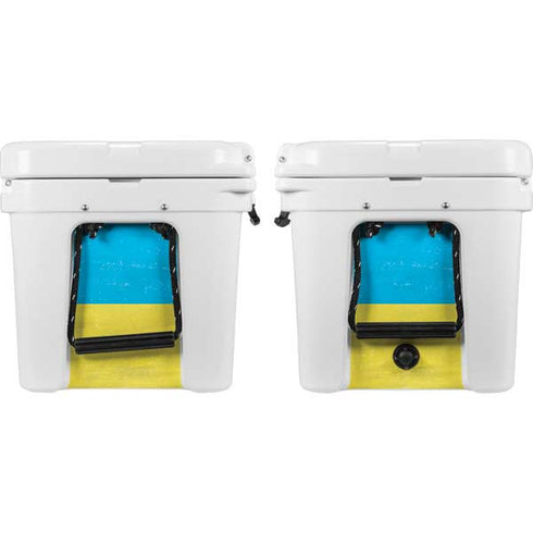 Ukraine Flag Distressed YETI Tundra 35 Hard Cooler Skin