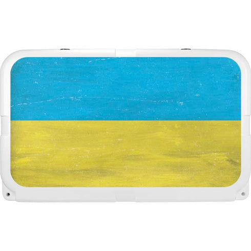 Ukraine Flag Distressed YETI Tundra 45 Hard Cooler Skin