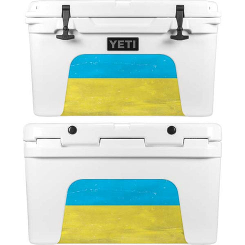 Ukraine Flag Distressed YETI Tundra 45 Hard Cooler Skin