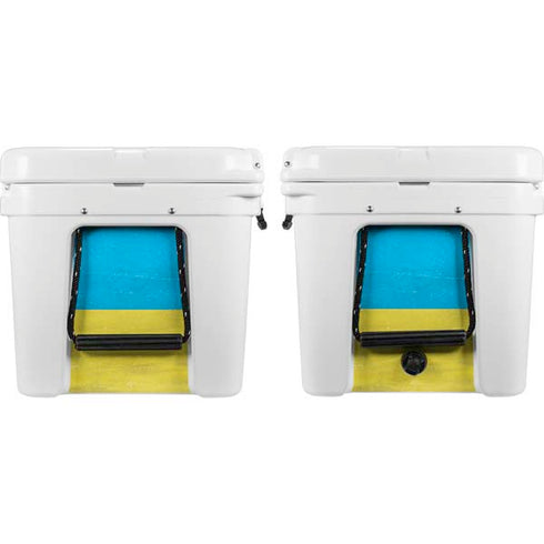 Ukraine Flag Distressed YETI Tundra 65 Hard Cooler Skin