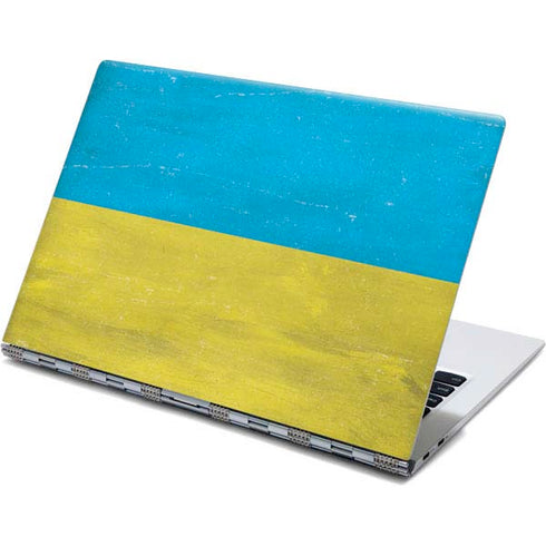Ukraine Flag Distressed Yoga 910 2-in-1 14in Touch-Screen Skin