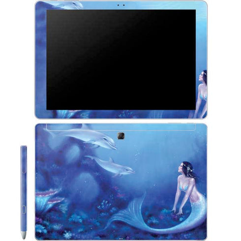 Rachel Anderson Ultramarine Galaxy Book 12in Skin
