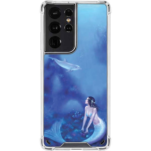 Rachel Anderson Ultramarine Galaxy S21 Ultra 5G Clear Case