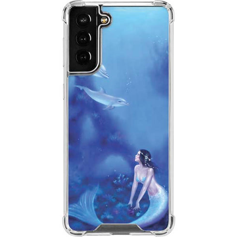 Rachel Anderson Ultramarine Galaxy S22 Plus Clear Case
