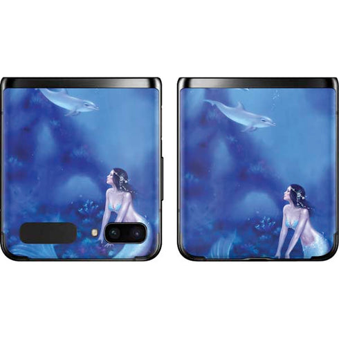 Rachel Anderson Ultramarine Galaxy Z Flip Skin