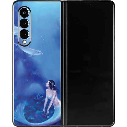 Rachel Anderson Ultramarine Galaxy Z Fold3 5G Skin