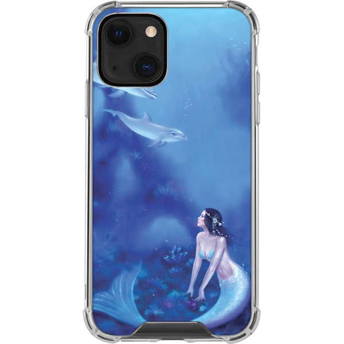 Rachel Anderson Ultramarine iPhone 13 Mini Clear Case
