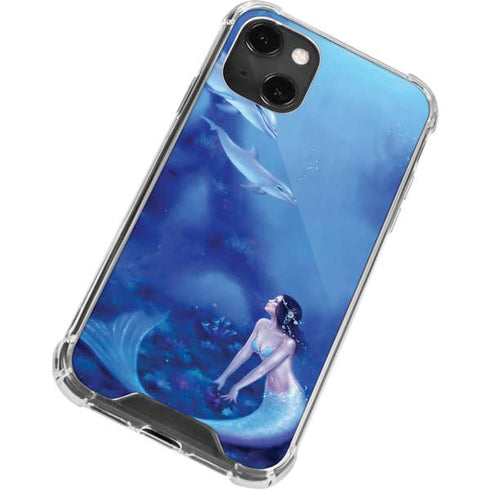 Rachel Anderson Ultramarine iPhone 14 Plus Clear Case