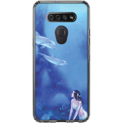 Ultramarine by Rachel Anderson LG K51/Q51 Clear Case