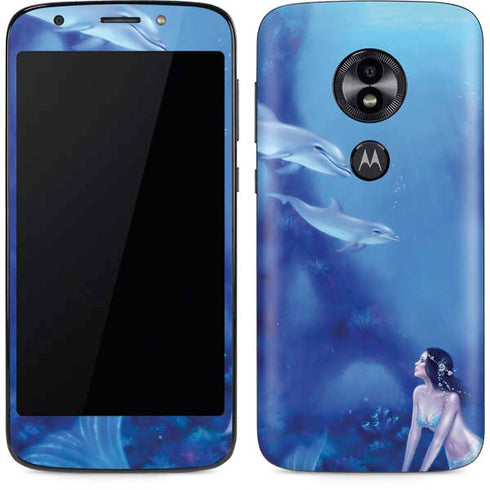 Rachel Anderson Ultramarine Moto E5 Play Skin