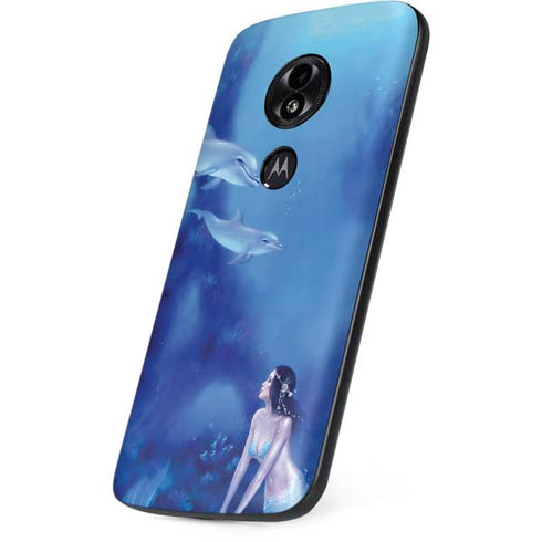 Rachel Anderson Ultramarine Moto E5 Play Skin