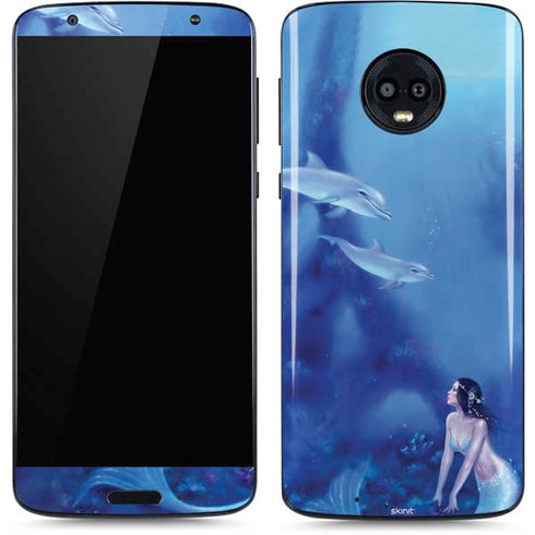 Rachel Anderson Ultramarine Moto G6 Skin