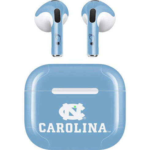 UNC Carolina Logo Apple AirPods (3rd Gen 2021) Skin
