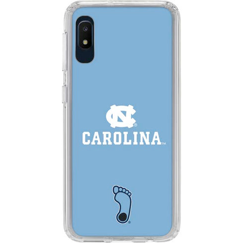 UNC Carolina Logo Galaxy A10e Clear Case