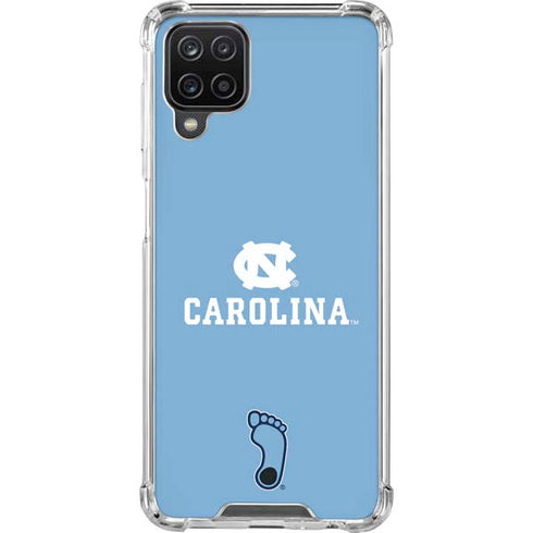UNC Carolina Logo Galaxy A12 Clear Case