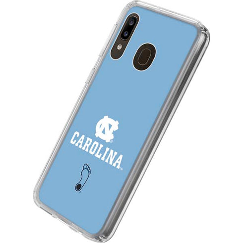 UNC Carolina Logo Galaxy A20 Clear Case