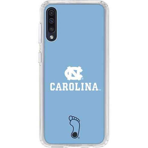 UNC Carolina Logo Galaxy A50 Clear Case