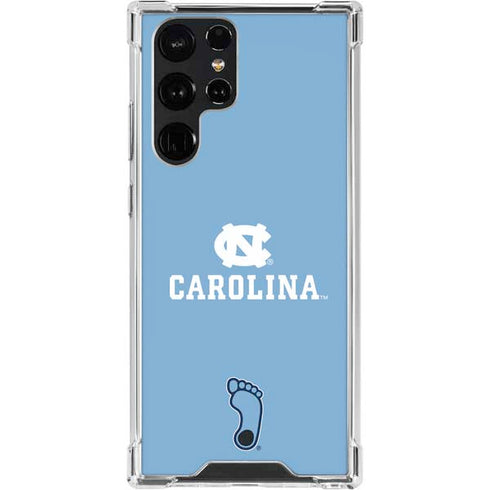 UNC Carolina Logo Galaxy S22 Ultra Clear Case