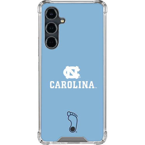University of North Carolina UNC Carolina Galaxy S23 FE Clear Case