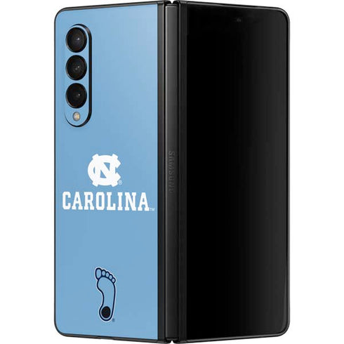 UNC Carolina Logo Galaxy Z Fold3 5G Skin