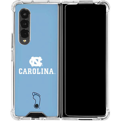 UNC Carolina Logo Galaxy Z Fold4 5G Clear Case