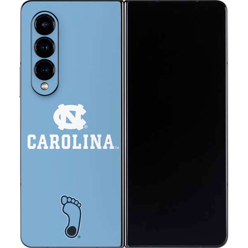 UNC Carolina Logo Galaxy Z Fold4 5G Skin