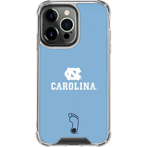 UNC Carolina Logo iPhone 14 Pro Clear Case