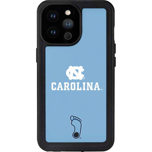UNC Carolina Logo iPhone 14 Pro Max Waterproof Case