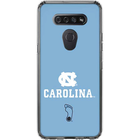 University of North Carolina UNC Carolina LG K51/Q51 Clear Case