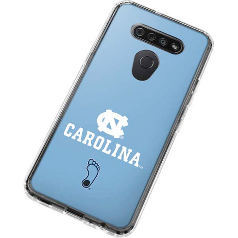 University of North Carolina UNC Carolina LG K51/Q51 Clear Case