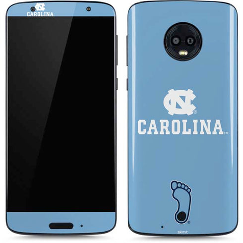 UNC Carolina Logo Moto G6 Skin