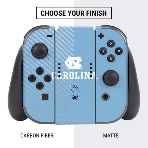 UNC Carolina Logo Nintendo Switch Bundle Skin