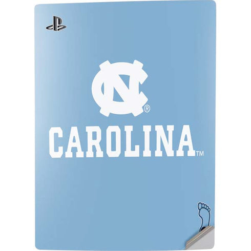 UNC Carolina Logo PS5 Digital Edition Console Skin