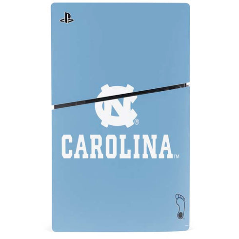University of North Carolina UNC Carolina PS5 Slim Digital Edition Bundle Skin