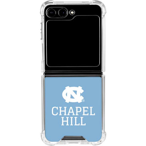 University of North Carolina UNC Chapel Hill Galaxy Z Flip5 5G Clear Case