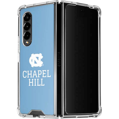 UNC Chapel Hill Galaxy Z Fold4 5G Clear Case