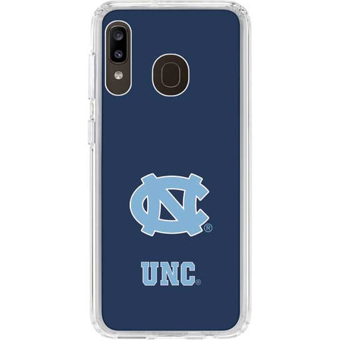 UNC Logo Galaxy A20 Clear Case