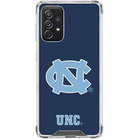 UNC Logo Galaxy A72 5G Clear Case