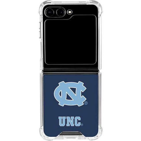 University of North Carolina UNC Logo Galaxy Z Flip5 5G Clear Case