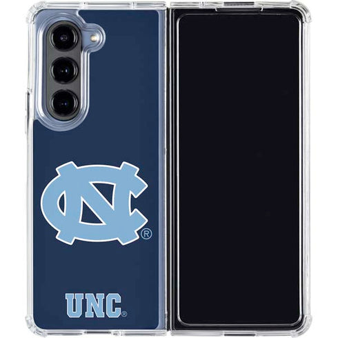 University of North Carolina UNC Logo Galaxy Z Fold5 5G Clear Case