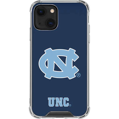 UNC Logo iPhone 14 Plus Clear Case
