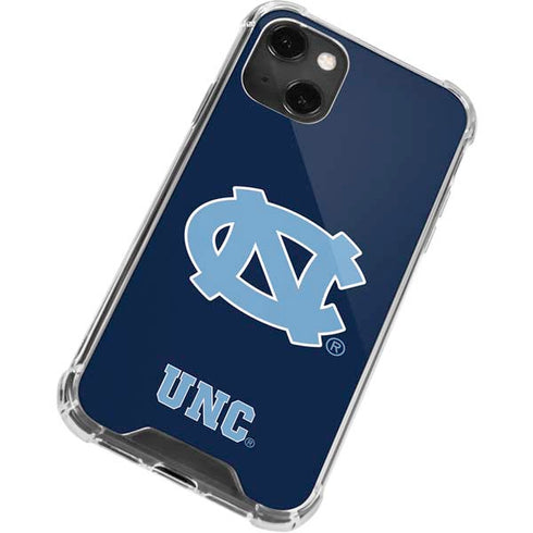 UNC Logo iPhone 14 Plus Clear Case