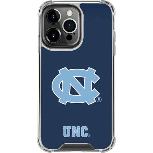 UNC Logo iPhone 14 Pro Clear Case