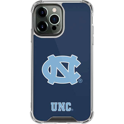 UNC Logo iPhone 14 Pro Max Clear Case