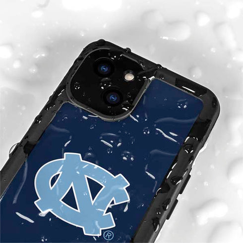 University of North Carolina UNC Logo iPhone 15 Plus Waterproof Case